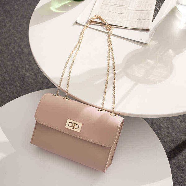 

evening bag new british fashion simple small square women's designer handbag high-quality pu leather chain mobile phone shoulder s y220