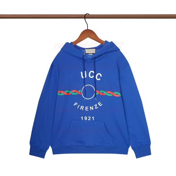 

cotton jersey sweatshirt print g firenze 1921 sweatshirt with stars hooded sweatshirts men women hoodie long sleeve pullover solid couple cl, Black