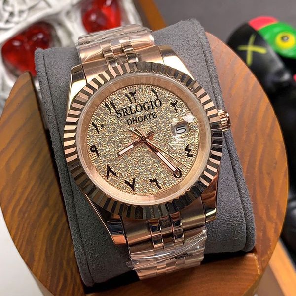 

moissanitewristwatches wristwatch mens watch automatic movement sapphire 40mm stainls steel strap fashion wristwatch diamond bezel2023, Slivery;brown