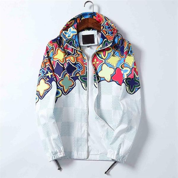 

designer mens jacket spring and autumn windrunner tee fashion hooded sports windbreaker casual zipper jackets clothing165x, Black;brown