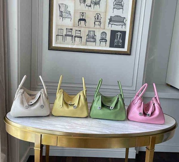 

designer h bags classic lindys buckle leather silver high-capacity