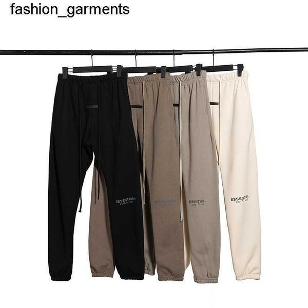 

designer plush essential men's women's sanitary pants loose casual pants, Black