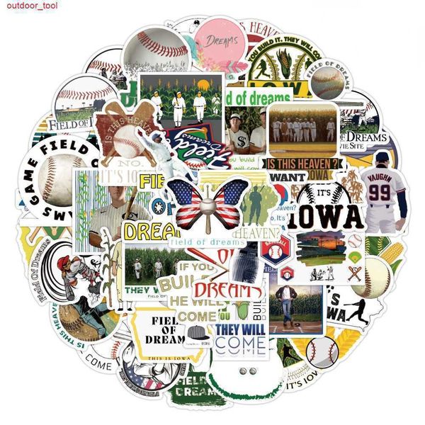 

new outdoor games waterproof 10/30/50pcs field of dreams classic movie stickers luggage phone scrapbook lapsuitcase guitar phone diy sticker