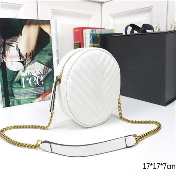 

designer totes mini hand bags chian shoulder bag 2020 new women leather handbags womens small round bag messenger bags purse the n178c