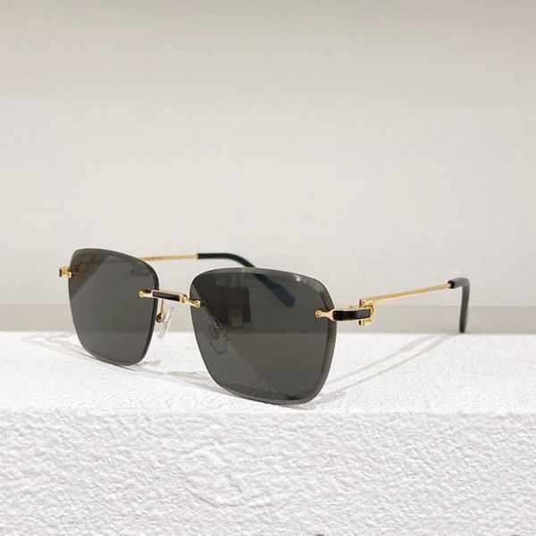 

classic woman designer sunglasses fashion round man carti glasses luxury brand cross buckle frame personality same plate uv400 with case siz, White;black