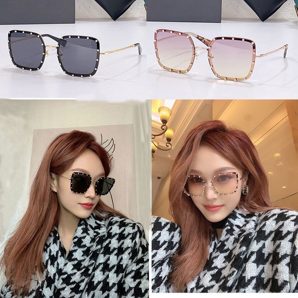 

designer sunglasses for men and women latest selling va2052 classic fashion gafas de sol quality glass uv400 lens random box, White;black