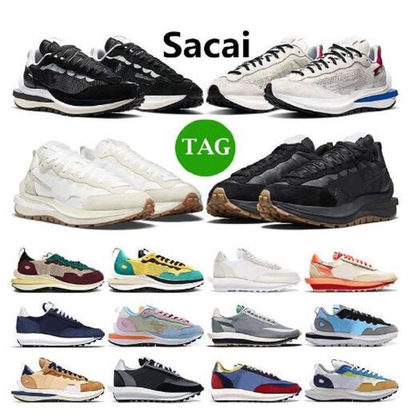 

man waffle shoe vaporwaffle mens running shoes pegasus fragment undercover ldwaffle platinum white black gum nylon men women trainers sports