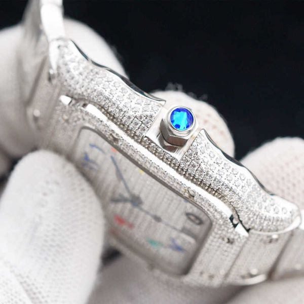 

wristwatches wristwatches mens mechanical watch 40mm diamond watch sapphire stainls steel strap wristwatch gift montre de luxe lif, Slivery;brown
