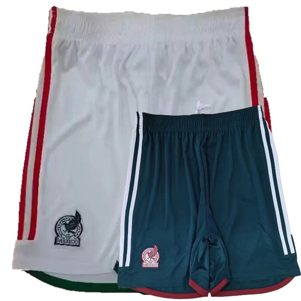 

2022 2023 soccer shorts h.moreno o.pineda e.alvarez gimenez raul h.lozano chicharito national team home away 22 23 football sports pants, Black