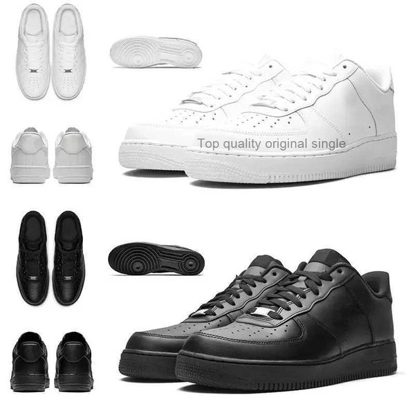 

classic af1 airforce1 shoes men women 1 low 07 casual triple white black mens trainers outdoor sports sneakers 36-46
