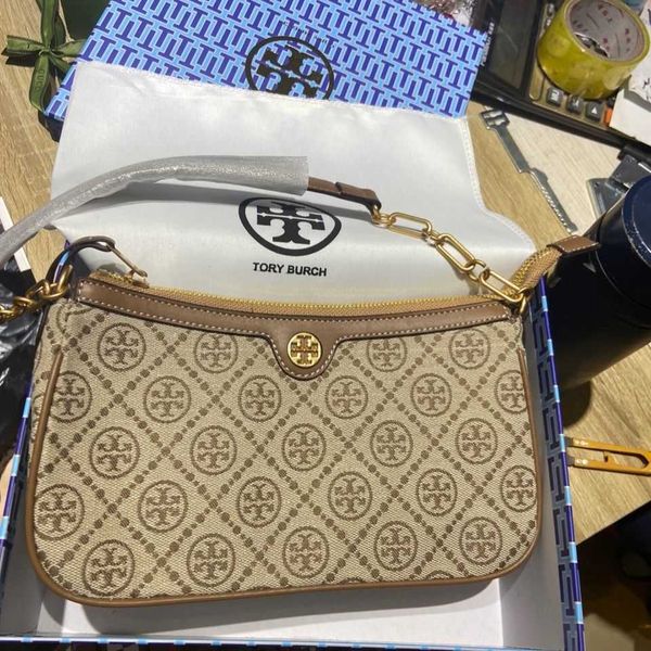 

embroidery toryss burchss classic handbag jacquard crossbody bags shoulder lady wallet chain underarm bag handheld women's