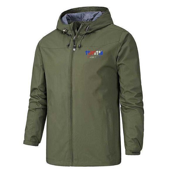 

men's jackets waterproof soft shell jacket men outdoor windbreaker hooded jacket trapstar lightweight waterproof coats hiking trekking, Black;brown