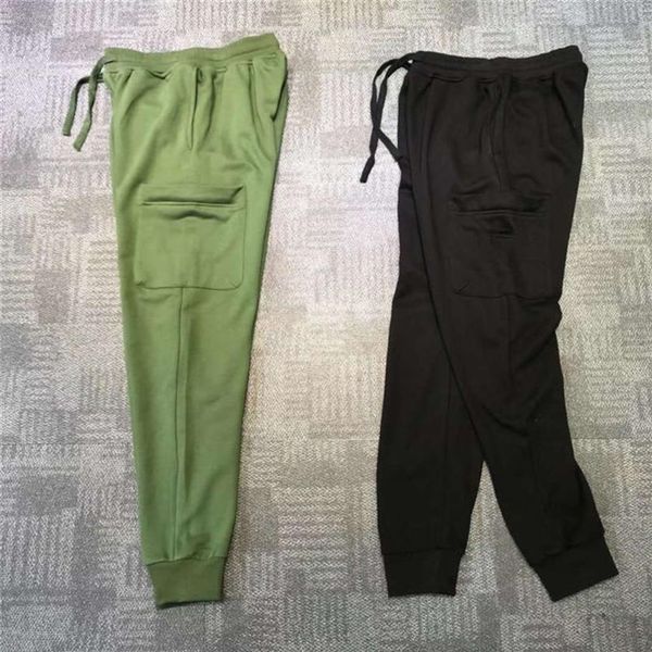 

mens pants joggers track casual side pocket budge long for men women loose trousers m-2xl2433, Black
