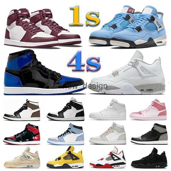 

4 4s white oreo men basketball shoes 1 1s patent royal university blue bordeaux dark mocha pink twist shadow 2.0 black cat bred sail red