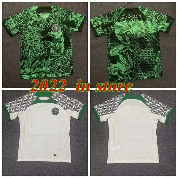 

2022 nigerian okocha soccer jersey home 2022 2023 away okechukwu ighalo ahmed musa ndidi mikel iheanacho football shirts men, Black;yellow