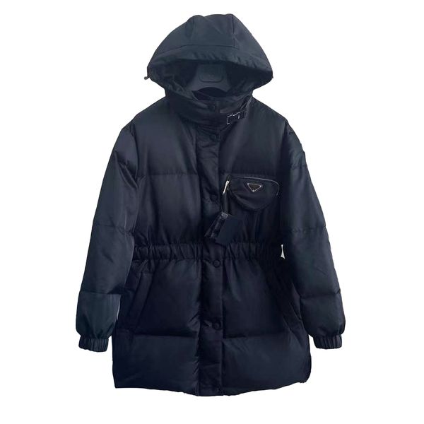 

women's down & parkas designer womens jacket and cotton coats winter outdoor warm zipper jackets luxury casual fashion street long slee, Black