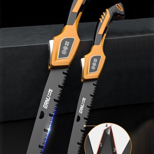 

folding hand saw compact design for trees camping pruning with hard teeth hacksaw garden trimming 220428