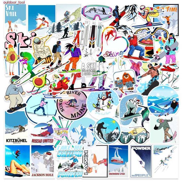 

new outdoor games waterproof 10/30/50pcs ski sports graffiti stickers waterproof car motorcycle travel guitar luggage phone lapsticker for k