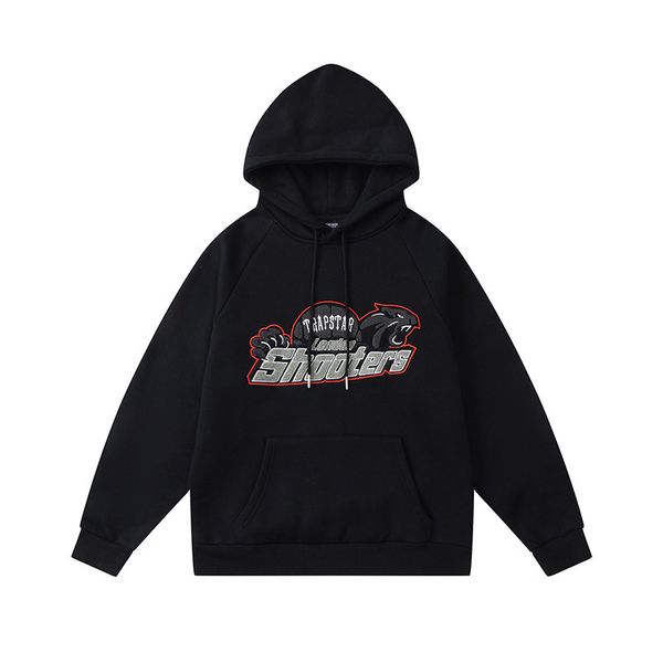 

tracksuits casual embroidered men's men women hoodie trapstar london shooters hooded tracksuit designer sportswear pullovers jogging y4, Gray