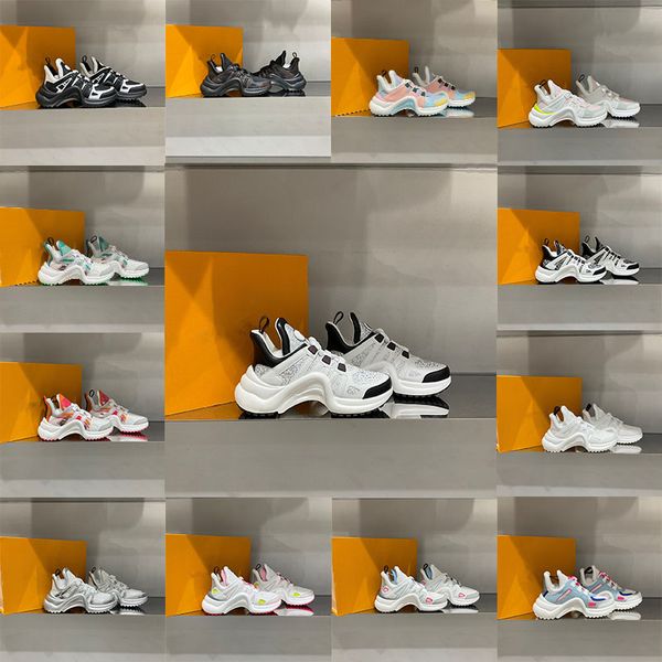 

luxury casual shoes for men and women designer retro sports chaussures multicolor increased platform sports ladies outdoor daddy walking sne, Black