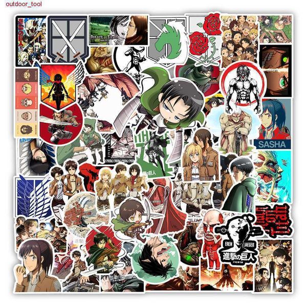 

new outdoor games waterproof 10/30/50pcs anime attack on titan graffiti stickers waterproof luggage lapmotorcycle car phone guitar sticker f