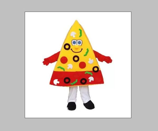 

2022 factory sale pizza mascot costumes cartoon character sz, Red;yellow