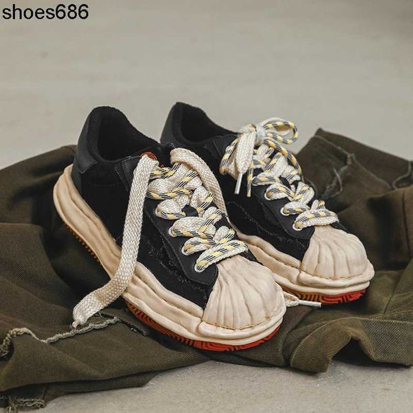 

father's shoes men and women's sanyuan kangyu shell head dissolved shoes korean sports 2022 new online red, Black