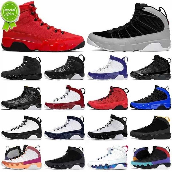 

basketball shoes sneakers cool grey bred patent racer blue white gym statue dark charcoal university gold chile red 9 9s og jumpman mens, Black