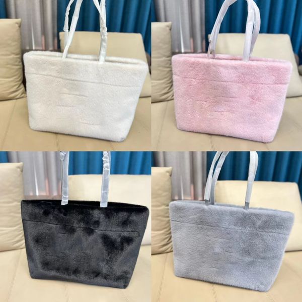

new designer bag luxury women shoulder bags handbag designer crossbody wallet female purses 2022 uality high-capacity solid color plush shop