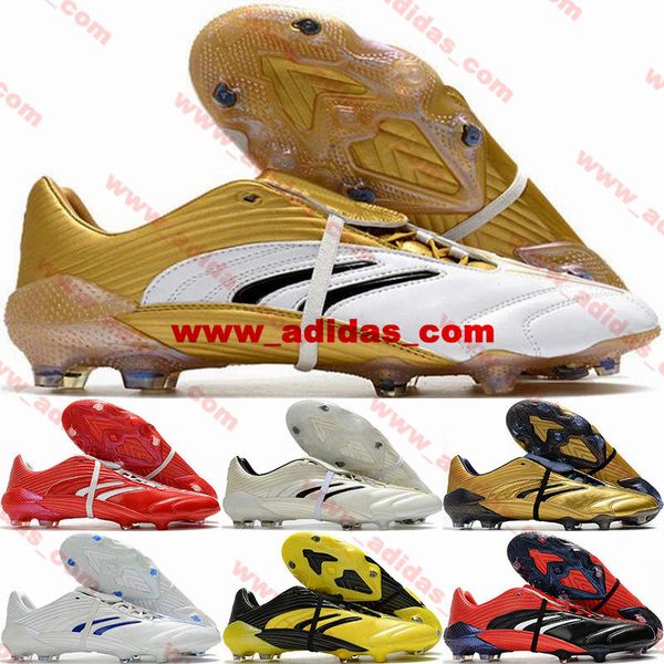 

predator absolute 20 fg football boots mens soccer cleats soccer shoes size 12 trainers botas de futbol us 12 us12 david beckham firm ground, Black