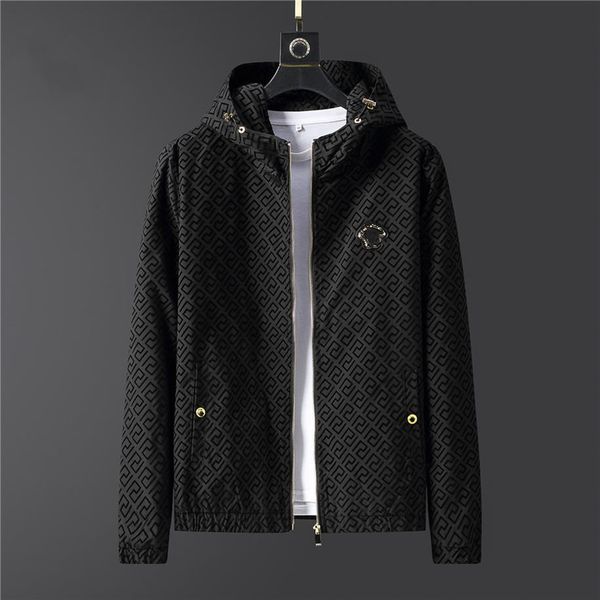 

2021 mens jacket women girl coat production hooded jackets with letters windbreaker zipper hoodies for men sportwear clothing3217, Black;brown