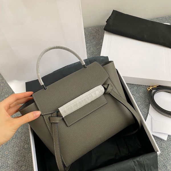 

belt nano designer bagbag drummed leather grained handle shoulder crossbody genuine designer luxury wallet purse handbags women bags