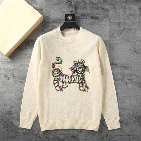 

new men's sweaters men designers hoodie designer mens womens pullover round neck long sleeve sweater size -3xl 330, White;black