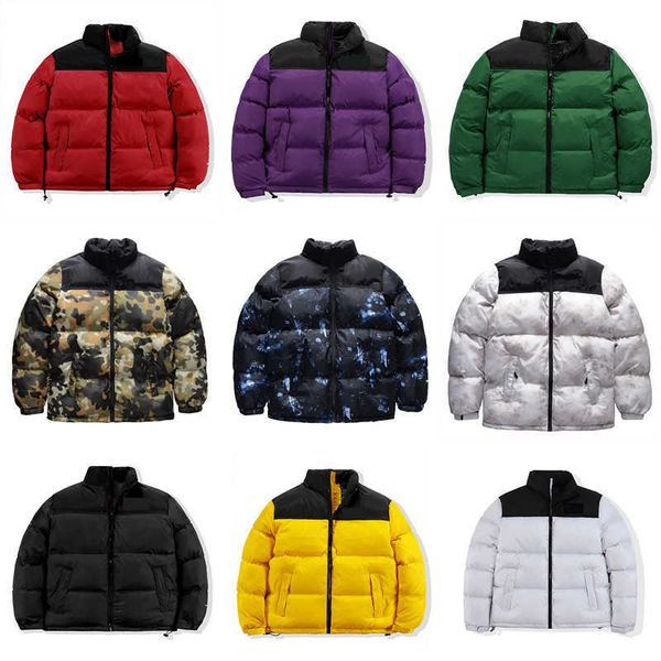 

mens down jacket womens parkas woman down coat winter designer long sleeve warm 20ss camouflage starry print for lovers zipper thick fashion, Black