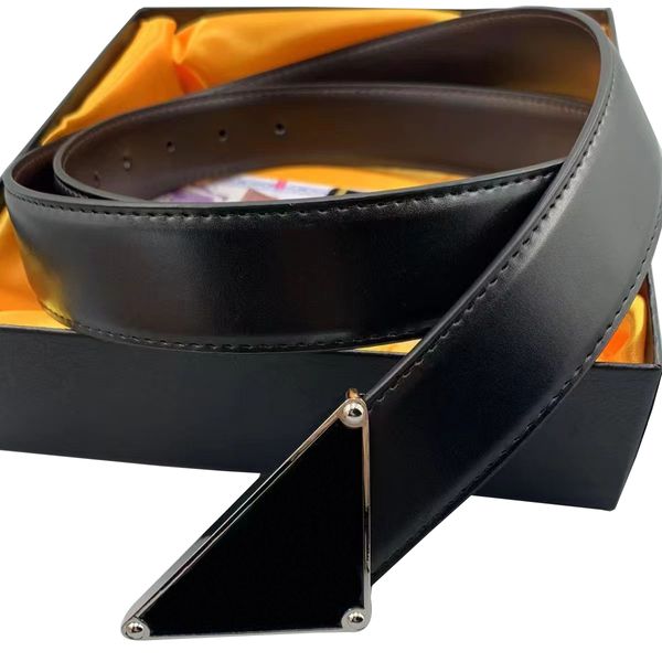 

belt fashion designer belts for men womens smooth gold buckle leather ladies classic casual ceinture girdle width 4cm with box 2022 new for, Black;brown