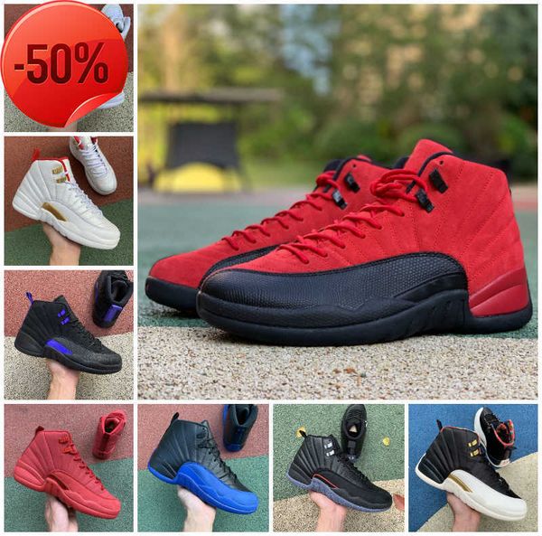 

boots mens og 12 12s basketball shoe utility royalty twist ovo reverse flu game university gold dark concord taxi playoff stone blue french, Black