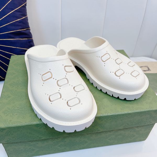 

designer slipper sandals brand slides fashion slippers lady slide casual shoes sneakers luxury thick bottom design women by shoe 9 s223 002, Black
