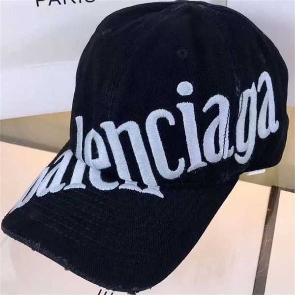 

designer ball balenciga caps hats 2022 spring and summer synchronous paris embroidered letters mens womens baseball cap sun shading sun, Blue;gray