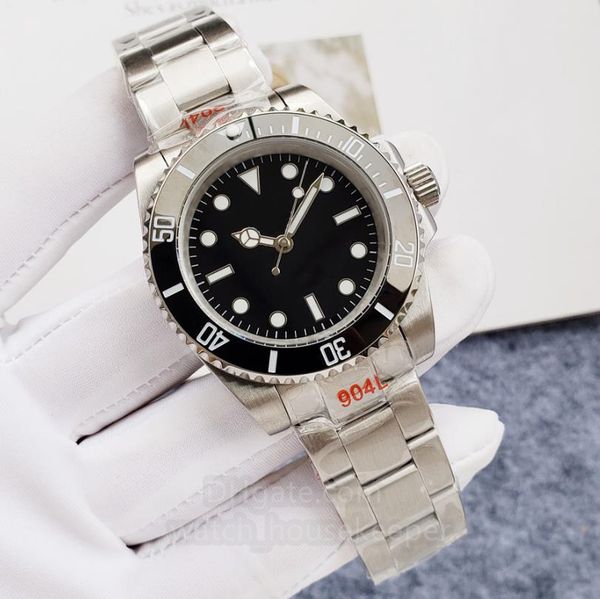 

2023 automatic mechanical watch 40mm stainless steel u1 ceramic sapphire glass 5 atm waterproof super luminous business watch for men, Slivery;brown