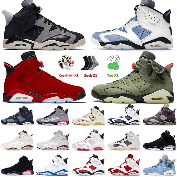 

mens basketball jumpman shoes 6 6s vi tech chrome unc university blue hare men women metallic silver red oreo athletic sneakers trainers spo, White;red