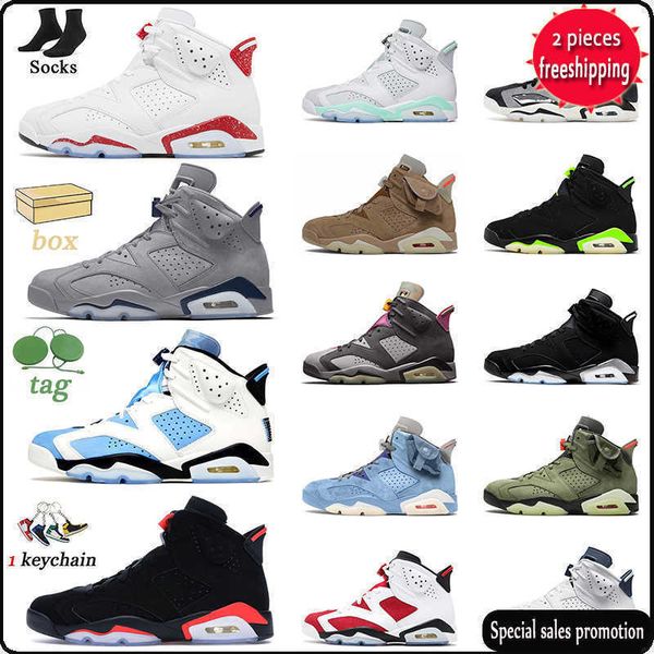

2023 basketball shoes jorden trainers sneakers georgetown mint foam carmine black infrared midnight navy jumpman 6 2022 red oreo 6s cactus j