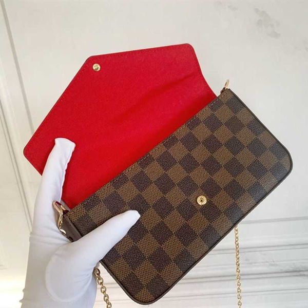 

bags three in one women's 2022 crossbody new chain personality fashion small square bag three piece one shoulder handbag multipos