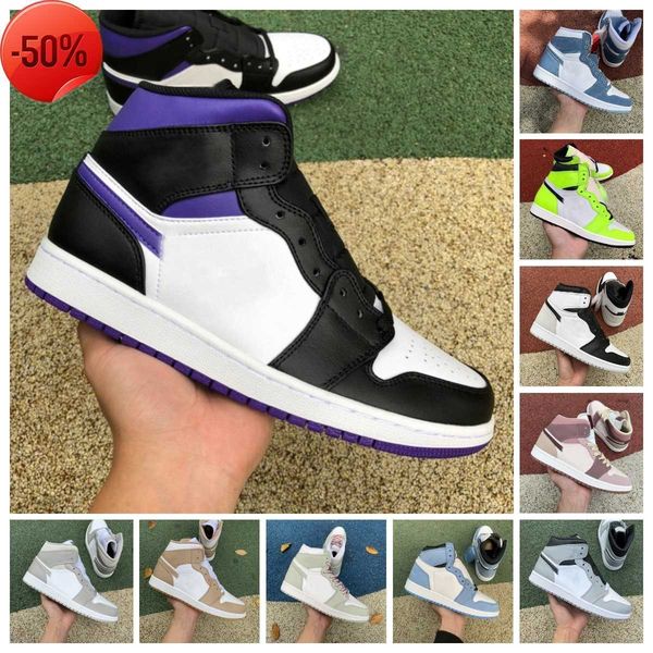 

boots dark iri 1s high mid unc men women basketball shoes 1 hyper royal university blue bred black silver toe navy mint foam shadow daimond