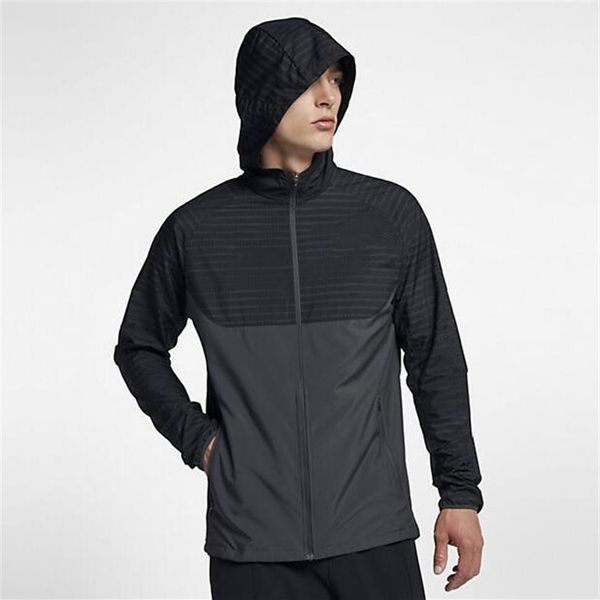 

new men's designer hoodies jacket coat fall thin windrunner light windbreak zipper hoodies running jogger men's sports o223i, Black;brown