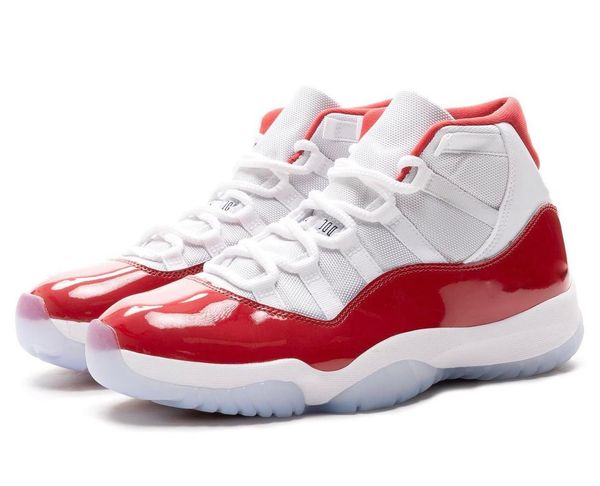 

new authentic 11 cherry shoes 11s white varsity red black 72-10 bred concord space jam 45 cap and gown win like 96 jubilee gamma blue women