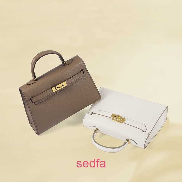 

designer herme bags women's handbags kely luxury genuine leather second mini portable 2022 new leather women's single shoulder mes