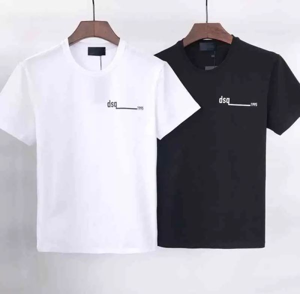 

dsqsury 2022ss new mens digner t shirt paris fashion tshirts summer dsq t-shirt te male quality 100% cott dsquare 2 dsquareds dsq2s dsqs env, White;black
