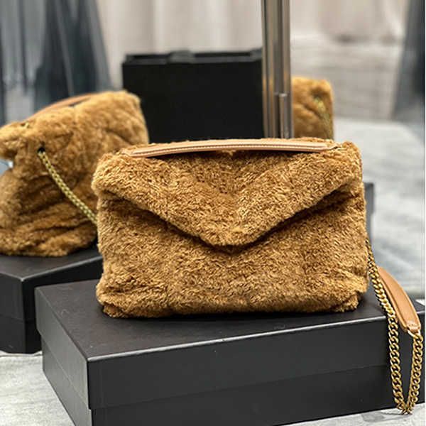 

evening bags autumn and winter rabbit hair chain bags soft plush handbag shoulder bags satchel large size envelope bag designer women's