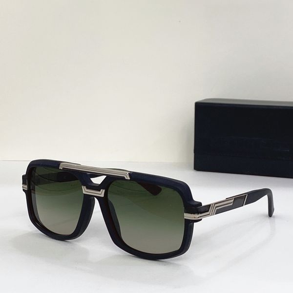 

men 8042 square sunglasses black gold grey gradient glasses summer fashion outdoor shades eyewear with box, White;black