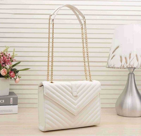 

bags2022 luxury handbag shoulder bag women bags brand loulou y-shaped designer seam leather ladies metal chain high clamshell messenger